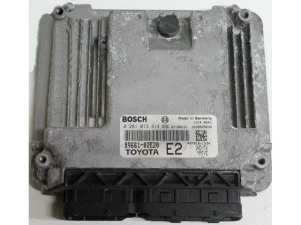 Toyota Auris 2.0D4D 89661-02E20 0281013414 EDC16C10 1037390101