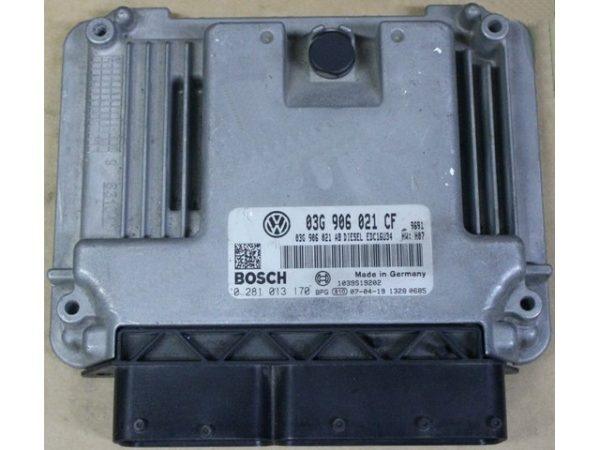 VW Eos 2.0TDI 0281013170 EDC16U34 1037383799 0 281 013 170 EDC16U34-3.42 03G906021CF 03G 906 021 CF