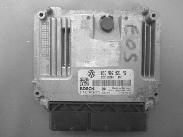 VW Eos 2.0TDI 03G906021FS 0281013171 EDC16U34 BMM 1037382671