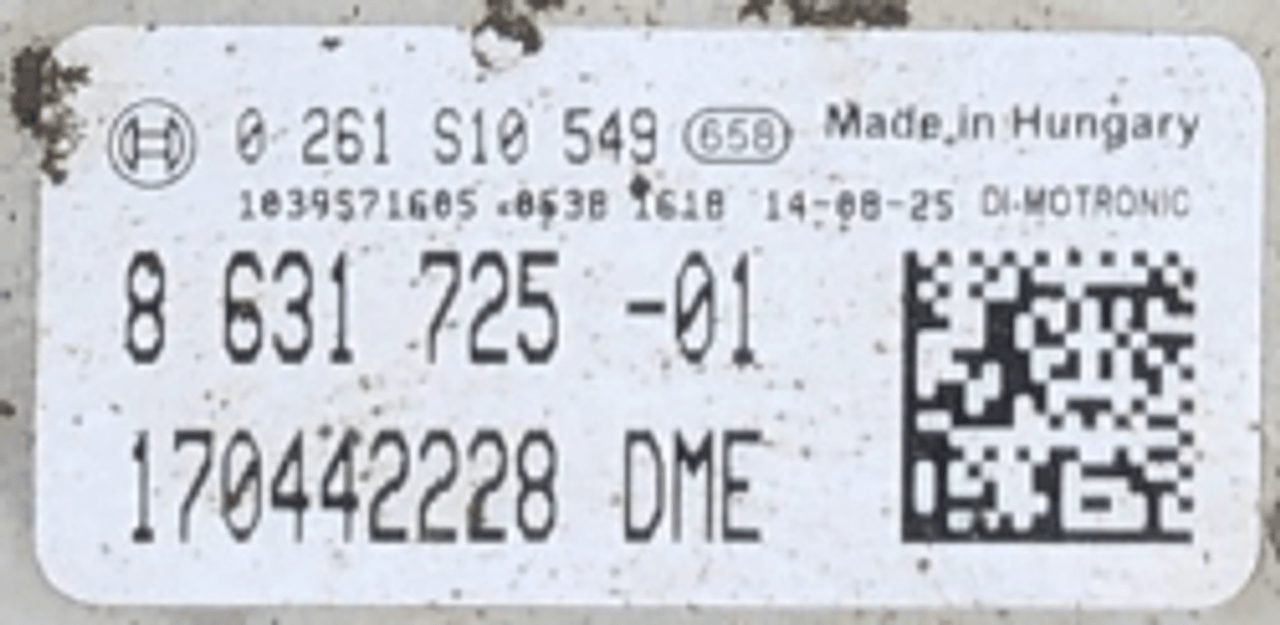 BMW 2 SERIES 2.0 220i ECU (Engine Management) – Part No: 170353049DME / 0261S10549 - Image 2