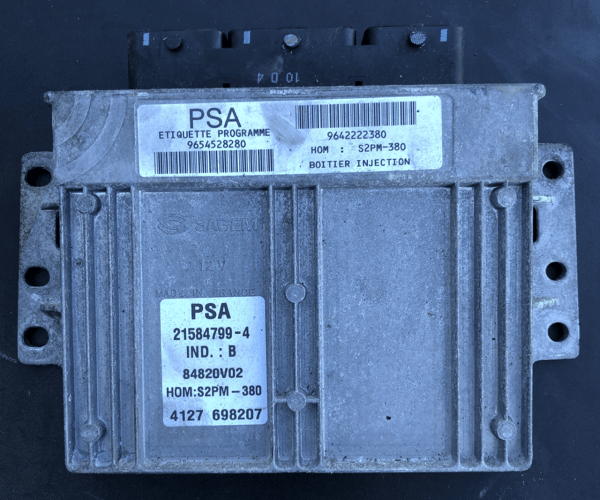 Sagem Engine ECU, Citroen C3 1.4, S2PM-380, 9654528280, 9642222380, 21584799-4