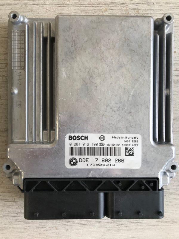 BMW 5 SERIES 2.5 – 3.0 ECU (Engine Management) – Part No: DDE7802266 / 0281012190
