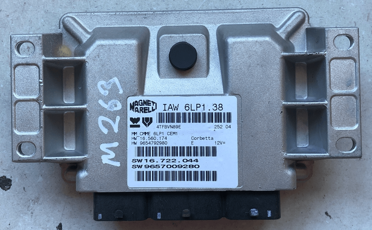 Peugeot, IAW 6LP1.38, HW 16.560.174, HW 9654792980, SW 16.722.044, SW 9657009280