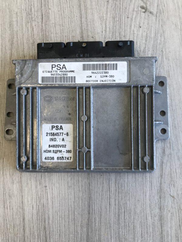Valeo Engine ECU Citroen Peugeot, S2PM-380, 9653342880, 9642222380, 21584577-6