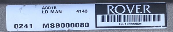 Land Rover Defender MSB000080