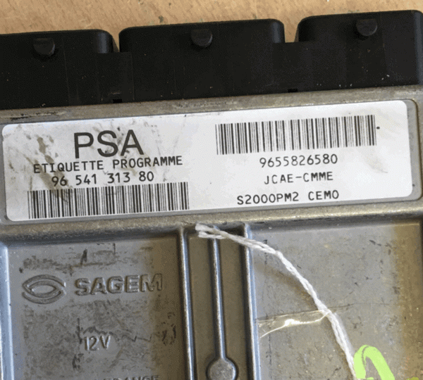 Sagem Engine ECU, Peugeot 407, 21584840-4, 9654131380, 9655826580, S2000PM2, JCAE-CMME