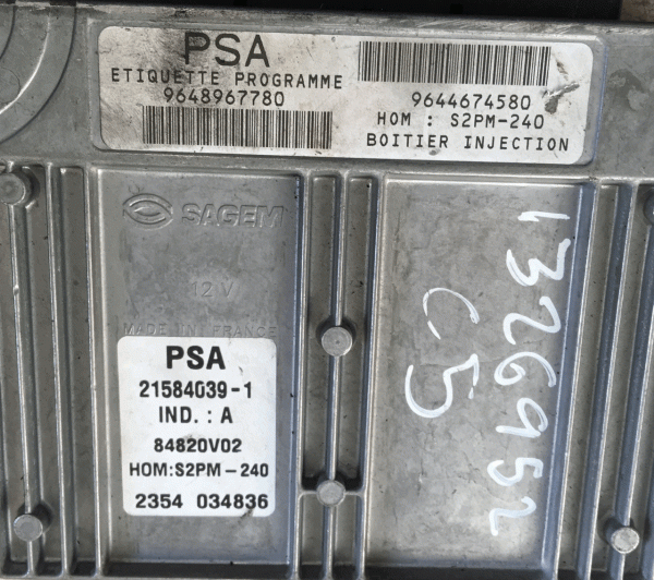 Citroen/Peugeot, S2PM-240, 9648967780, 9644674580, 21584039-1
