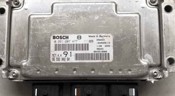 Bosch Engine ECU, 0261207477, 0 261 207 477, 9659280280, 96 592 802 80, ME7.4.4