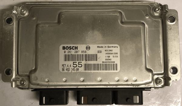 Bosch Engine ECU, Citroen C3 1.6, 0261207858, 0 261 207 858, 9649314580, 96 493 145 80, ME7.4.4