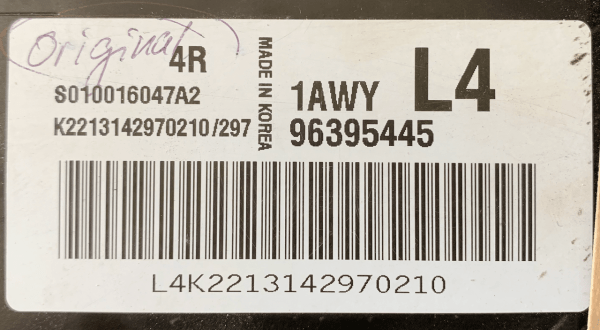 Kemsco Engine ECU, Chevrolet, S010016047A2, 96395445, 1AWY, L4