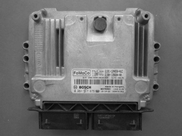 Ford Fiesta 1.0 G1B1-12A650-AUC 0261S17675 MED17.0.1 10SW009550 G1B1-12A650-AUC G1B112A650AUC E1BA-12B684-AA E1BA12B684AA 0261S17675 0 261 S17 675 MED17.0.1