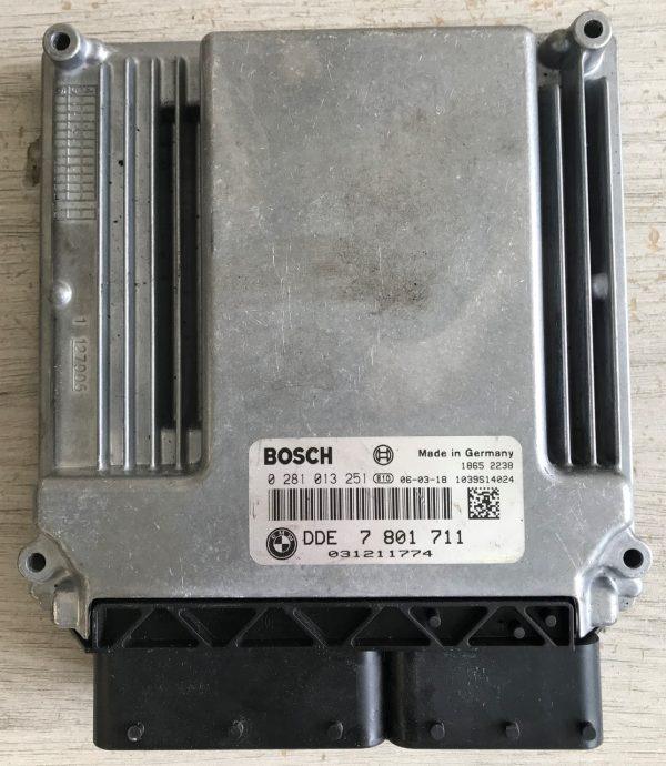 BMW X3 2.0 E83 ECU (Engine Management) – Part No: DDE7801711 / 0281013251