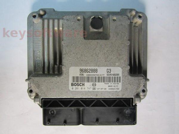 Chevrolet Epica 2.0CDTI 96862888 0281014747 EDC16C39 1037394513