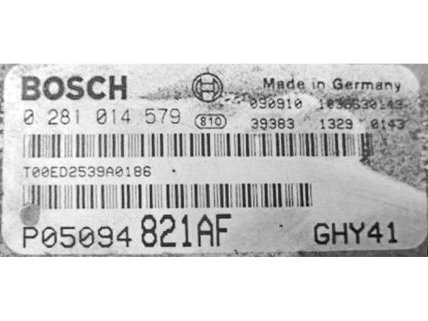 Dodge Journey 2.0CRD P05094821AF 0281014579 EDC16U31 ECE 1037397862