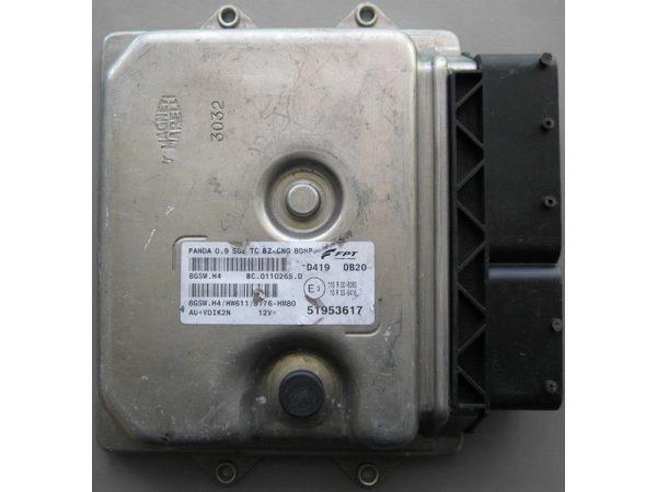 Fiat Panda 0.9, 51969914, 8GSW.H4, B176HM82, 51969914 founded in 51953617, 8GSW.H4/HW611/B176-HM82, BC0110265D, BC 0110265 D, DB20 D419,