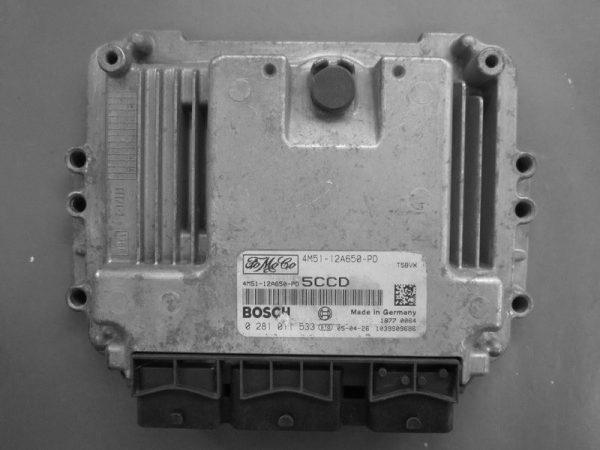 Ford C-Max 1.6TDCI, 4M51-12A650-PD, 0281011533, EDC16C3, 1037375261,