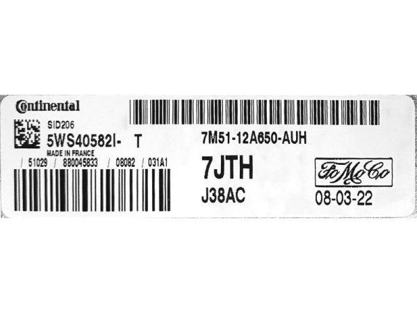 Ford C-Max 1.8TDCI 7M51-12A650-AUH SID206 FRXD0M2000000 FR1D0A4000000