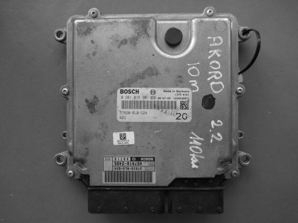 Honda Accord 2.2CDTI 37820-RL0-G24 0281015301 EDC17CP06 1037397528 1037530399