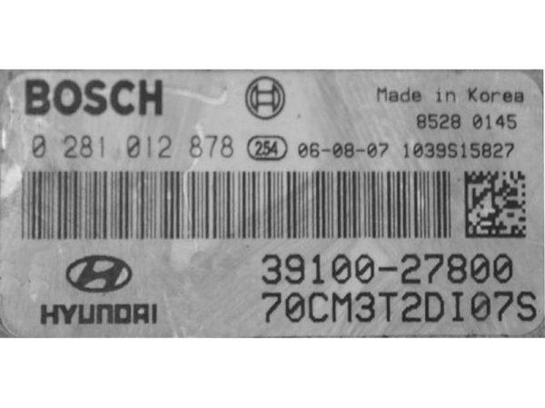 Kia Carens 2.0CRDI 39100-27800 0281013581 EDC16C39 1037381041 1037520583
