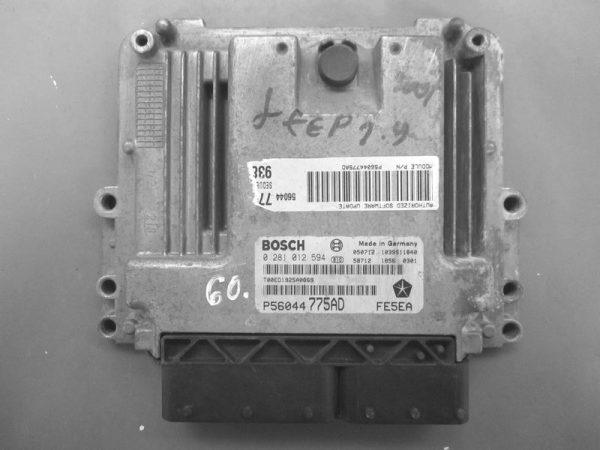 eep Grand Cherokee 2.8CRD P56044775AD 0281012594 EDC16C2 1037380806 1037375615