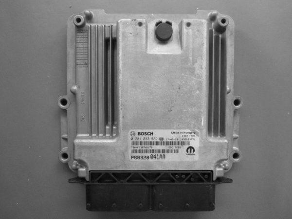 Jeep Compass 2.0CRD P68328041AA 0281033582 EDC17C69 10SW002607 10SW019538 10SW024004