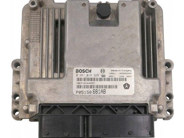 Jeep Grand Cherokee 2.0CRD P05150681AB 0281019329 EDC17C49 1037530590 1037547130