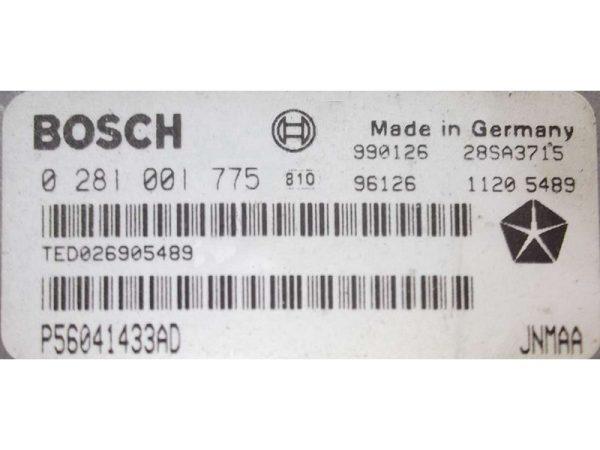 Jeep Grand Cherokee 2.5TDI P56041433AD 0281001775 EDC15V-5.5