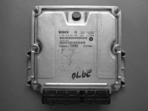 Jeep Grand Cherokee 2.5CRD P56041700BB 0281010291 EDC15C5 1037351987