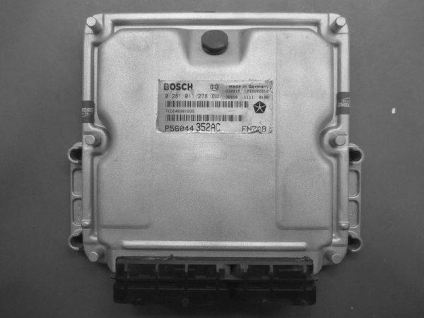 Jeep Cherokee 2.5CRD P56044352AC 0281011278 EDC15C5 1037368152