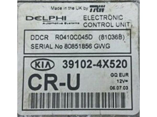 Kia Carnival 2.9CRDI 39102-4X520 DDCR 81036B C7F50FA1