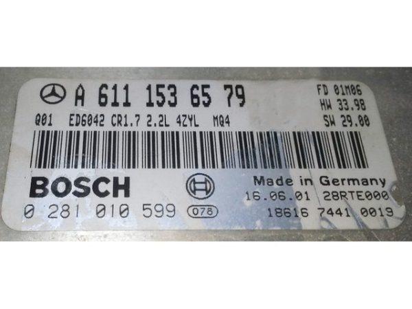 Mercedes Vito 2.2CDI 0281010599 CR1.7 EDC15C0 1037351467