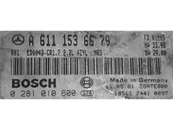 Mercedes Vito 2.2 A6111536679 0281010600 EDC15C0 1037351468