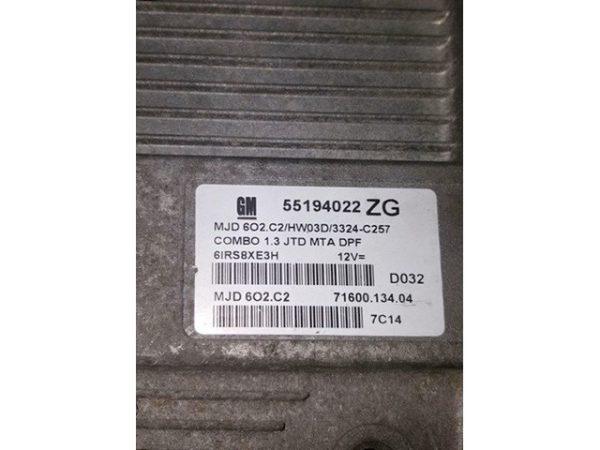 Opel Combo 1.3CDTI 55194022 ZG 6O2.C2 €20.00