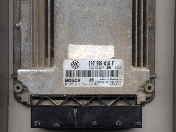 VW Touareg 2.5TDI 0281011258 EDC16U1 BAC 1037387080