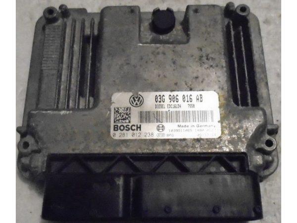 VW Jetta 1.9TDI 0281012238 EDC16U34 1037376708