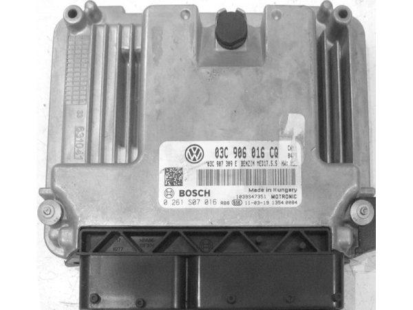 VW Tiguan 1.4 03C906016CQ 0261S07016 MED17.5.5 CAXA H23 1037543469
