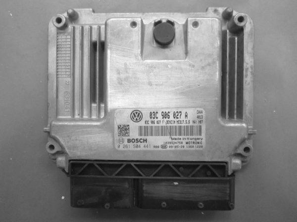 VW Tiguan 1.4 03C906027A 0261S04441 MED17.5.5 CAVA H07 1037501384 1037515369