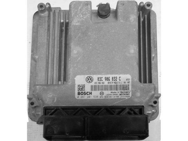 VW Touran 1.4 03C906032C 0261201538 MED17.5.1 BMY 1037506722 1037508569