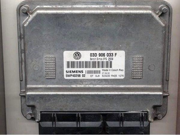 VW Polo 1.2 03D906033F 5WP40298 SIMOS 3PG BMD S3GE045000000