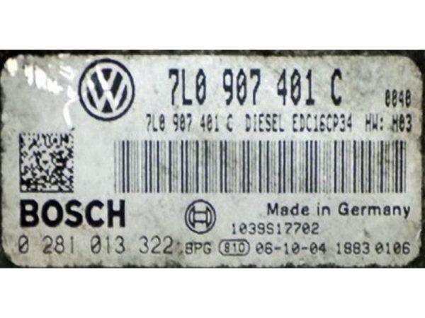 VW Touareg 3.0TDI 0281013322 EDC16CP34 1037379452 1037375362