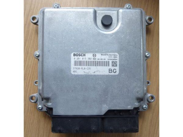 Honda Accord 2.2CDTI 37820-RL0-G35 0281015302 EDC17CP06 1037397593 1037528480