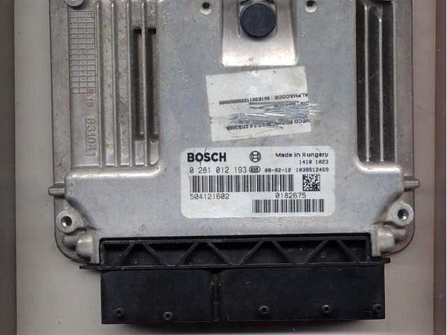 Iveco Daily 2.3JTD 0281012193 EDC16C39 1037500314 1037378090 1037376661