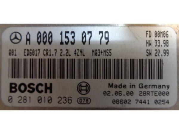Mercedes Vito 2.2CDI 0281010236 EDC15C0 1037351120