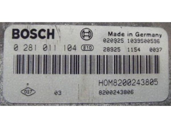 Mitsubishi Space Star 1.9DID 0281011104 EDC15C3 1037363988