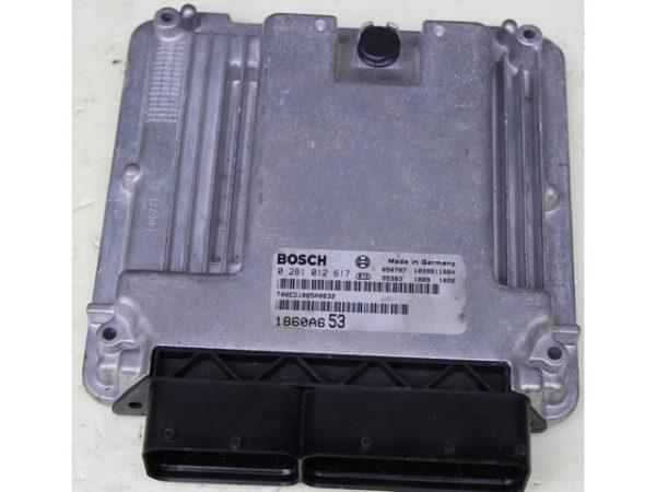 Mitsubishi Lancer 2.0DID 1860A653 0281012617 EDC16U31 1037390644