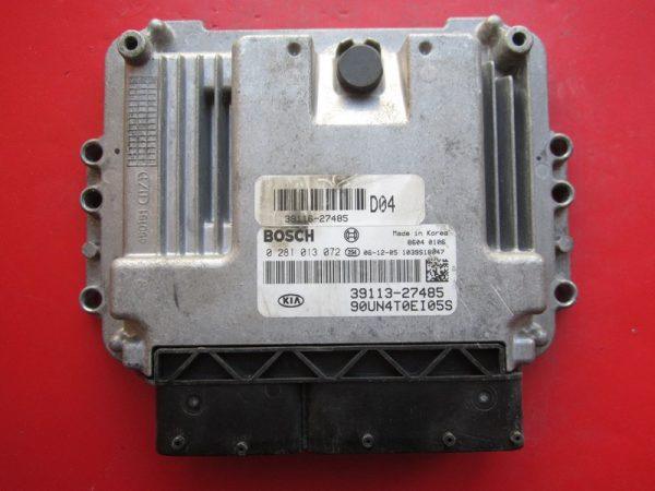 Kia Carens 2.0CRDI 39113-27485 0281013072 EDC16C39
