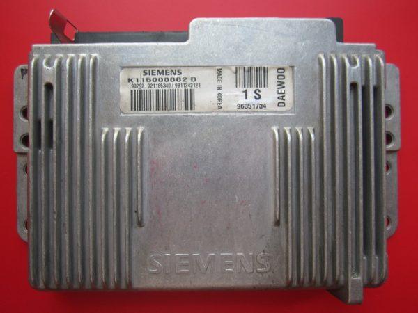 Daewoo Matiz 0.8 K115000002D 96351734 1S