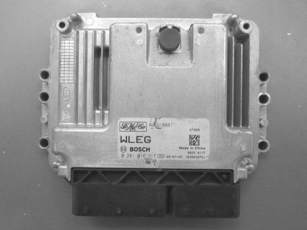 Ford Ranger WLEG18881 0281016317 EDC16C7 1037500027