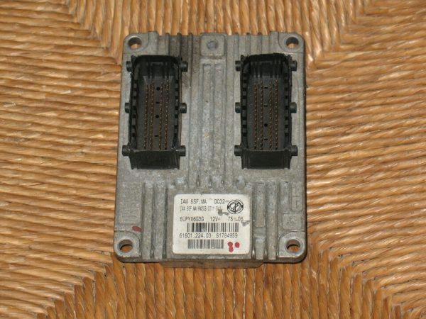 Fiat DOBLO 1.4 Engine ECU – Part No: 6160122403 / IAW5SFMA6160122403