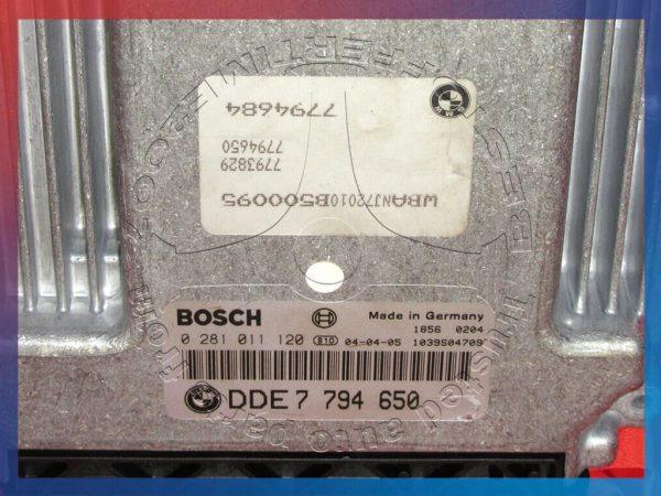 BMW 5 SERIES E60 2.0 – 3.0 525d ECU (Engine Management) – Part No: 13617794650 / 0281011120